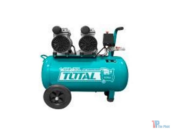TOTAL TCS2150502 MÁY NÉN KHÍ KHÔNG DẦU 2x0.8HP-50 LÍT