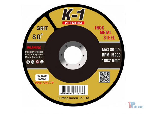 K1 Nhám xếp hàn quốc 100x16mm-A80