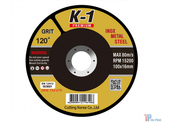 K1 Nhám xếp hàn quốc 100x16mm-A120