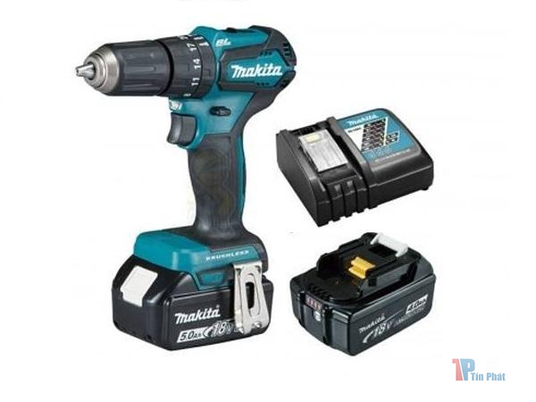 Máy khoan búa, vặn vít dùng Pin 18V Makita DHP483RTE