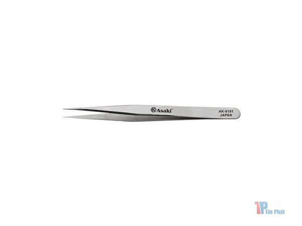 Nhíp inox gắp linh kiện mũi nhọn Asaki AK-9191