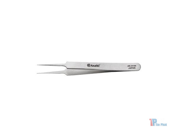 Nhíp inox gắp linh kiện mũi nhọn Asaki AK-9194