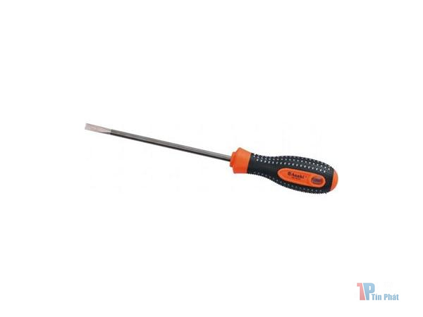 6x250mm Tô vít dẹp cán cao su chấm bi Asaki AK-6334