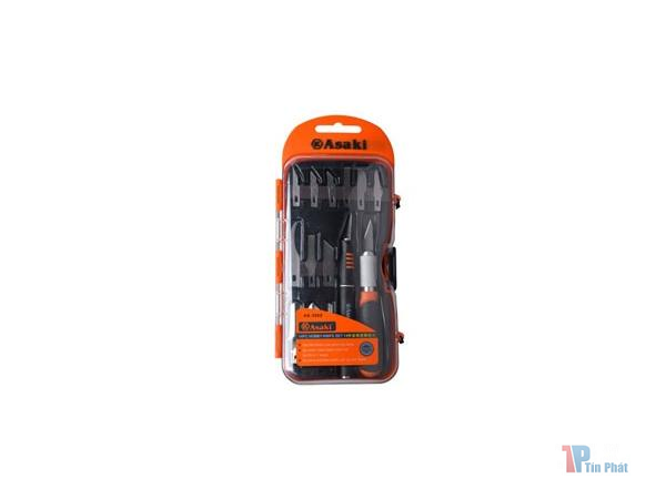 Bộ dao điêu khắc cao cấp 14 chi tiết Asaki AK-3960